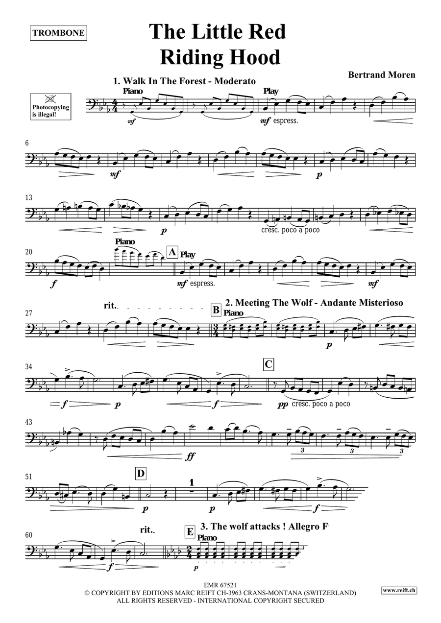 The Little Red Riding Hood Piano Accompaniment scores gallery preview page 4