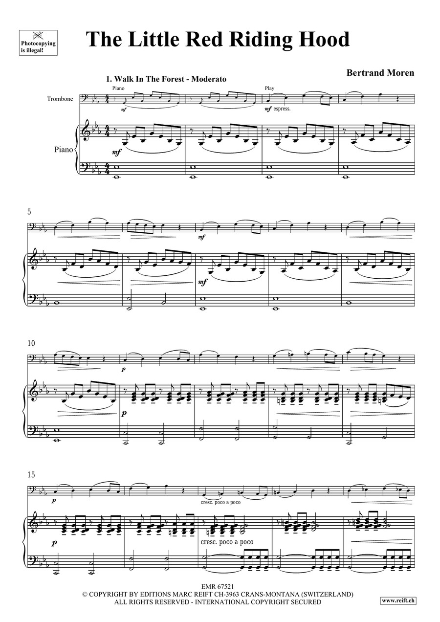 The Little Red Riding Hood Piano Accompaniment scores gallery preview page 5