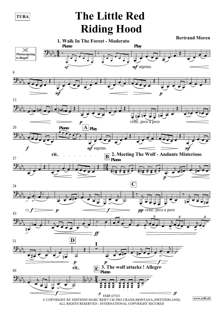 The Little Red Riding Hood Tuba scores gallery preview page 4