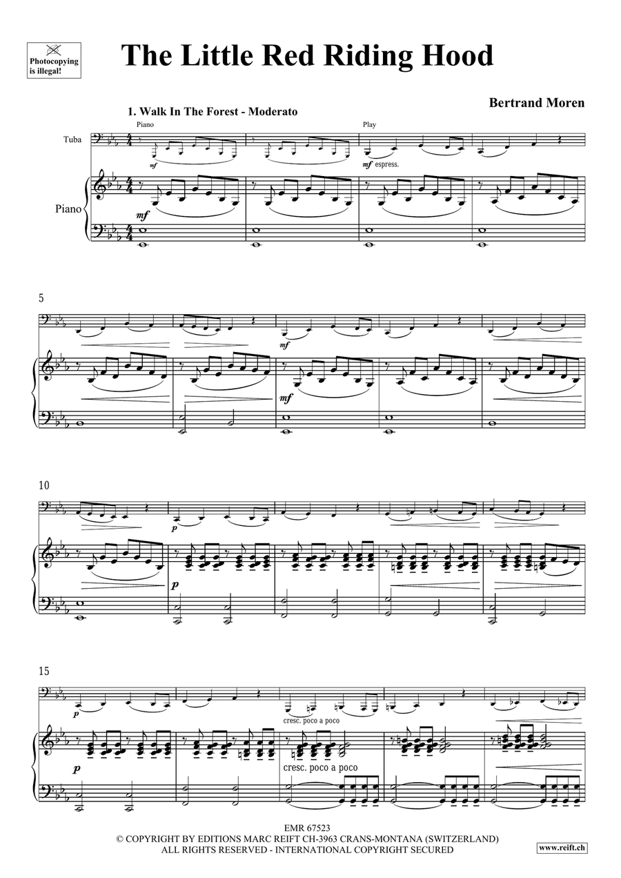 The Little Red Riding Hood Tuba scores gallery preview page 5