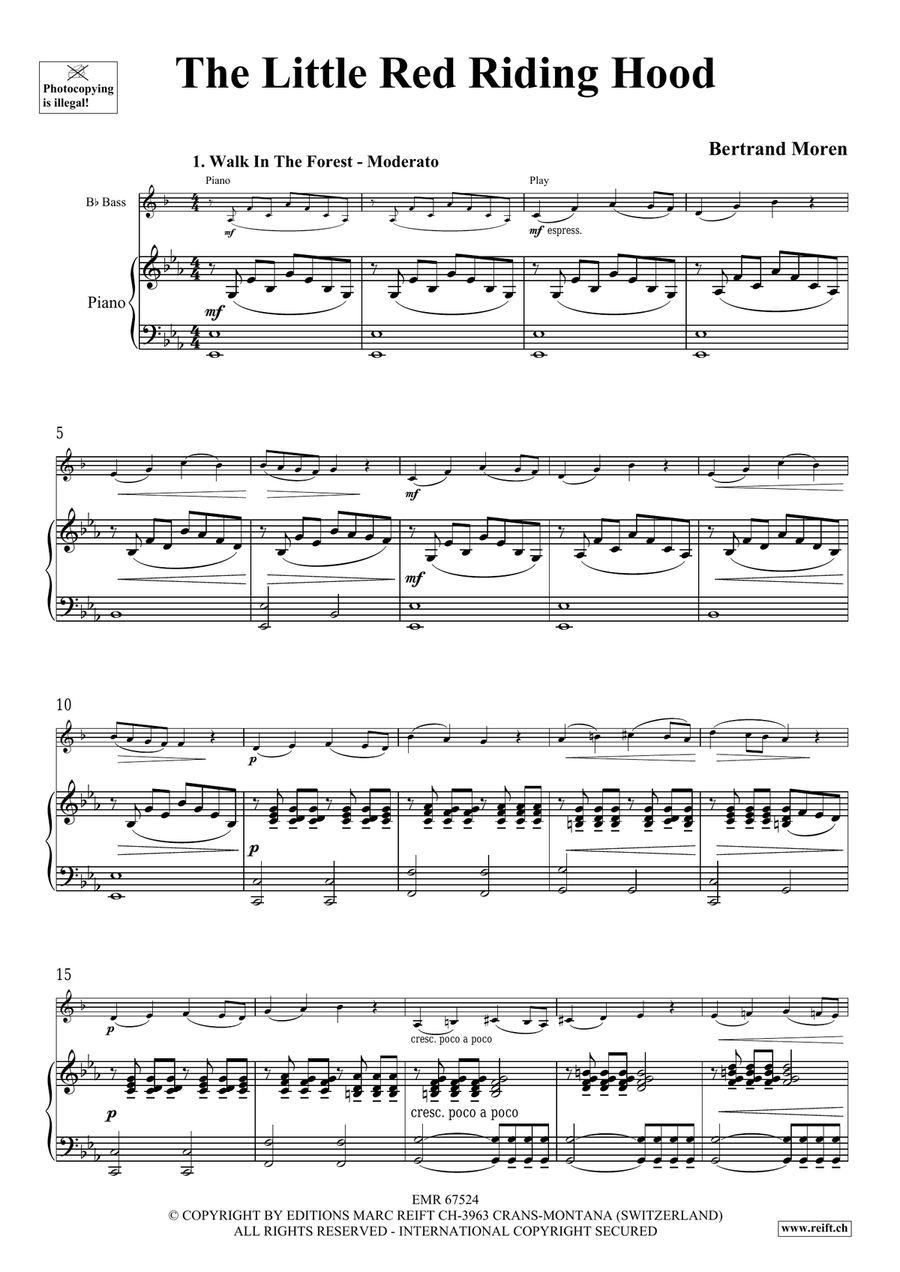 The Little Red Riding Hood Voice Solo scores gallery preview page 5