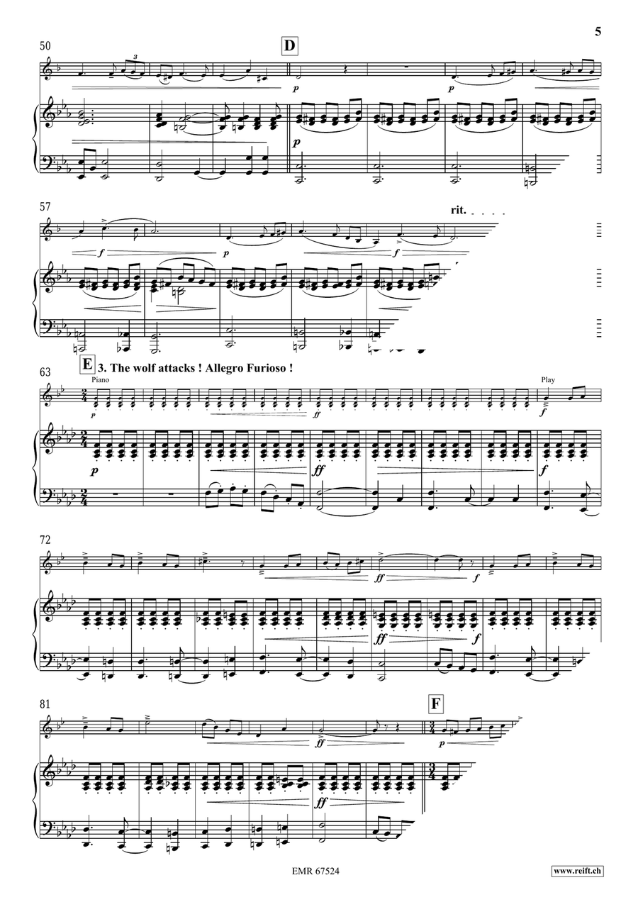 The Little Red Riding Hood Voice Solo scores gallery preview page 7