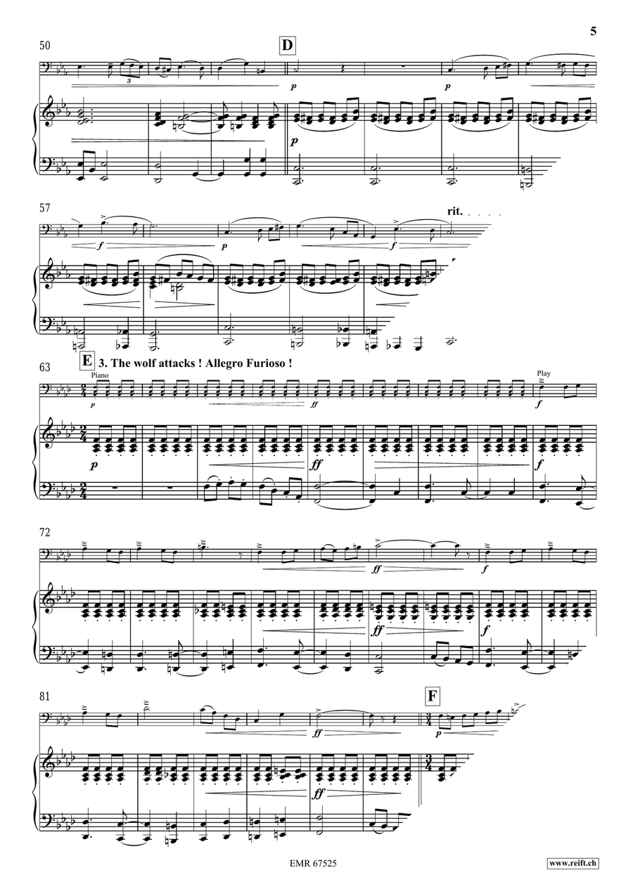 The Little Red Riding Hood Piano Accompaniment scores gallery preview page 7