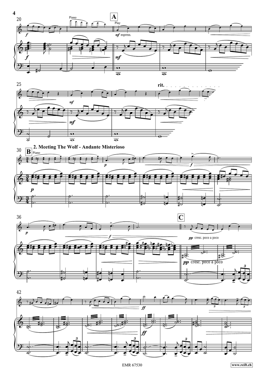 The Little Red Riding Hood Violin Solo scores gallery preview page 6