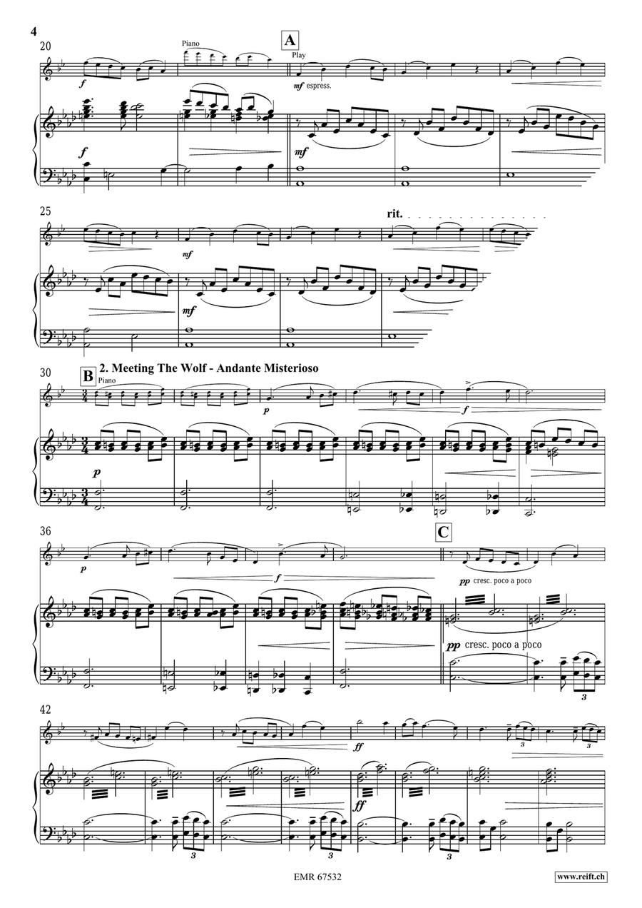 The Little Red Riding Hood Clarinet Solo scores gallery preview page 6