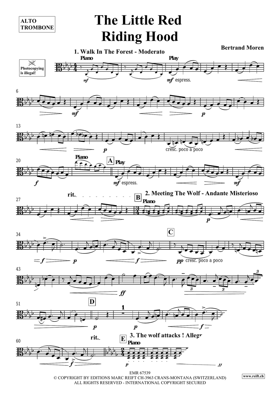The Little Red Riding Hood Piano Accompaniment scores gallery preview page 4