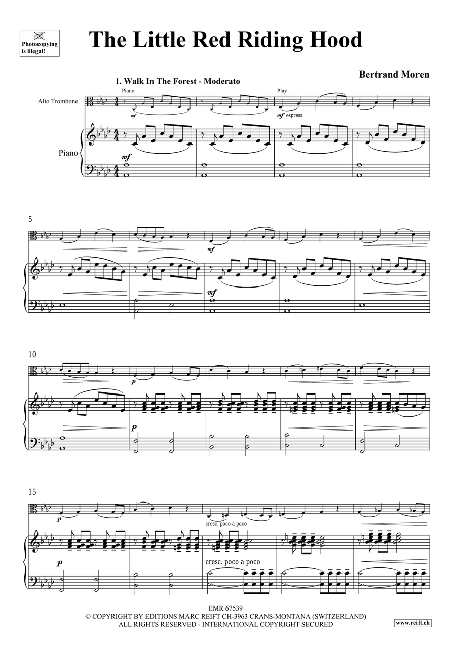 The Little Red Riding Hood Piano Accompaniment scores gallery preview page 5