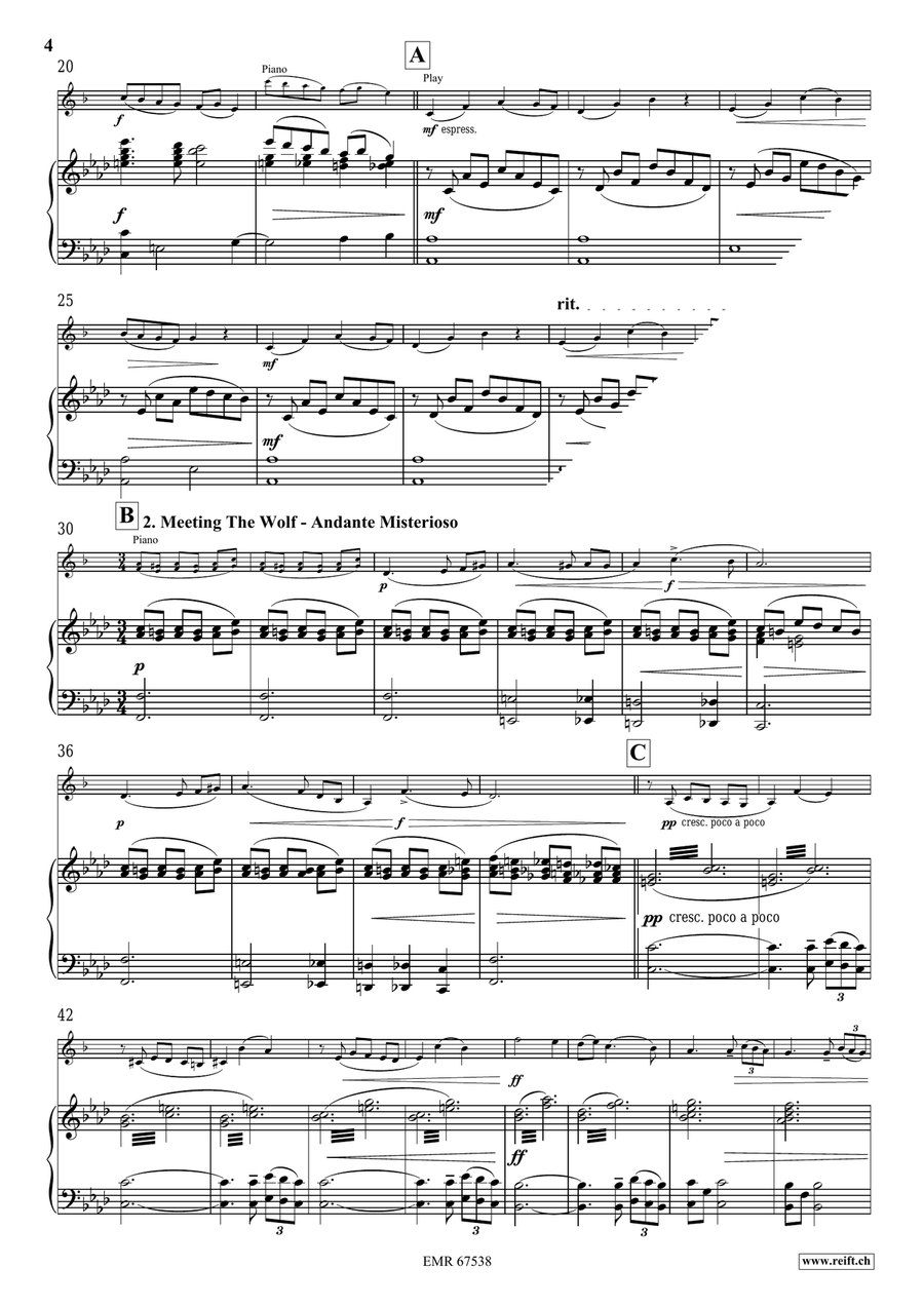 The Little Red Riding Hood Horn scores gallery preview page 6