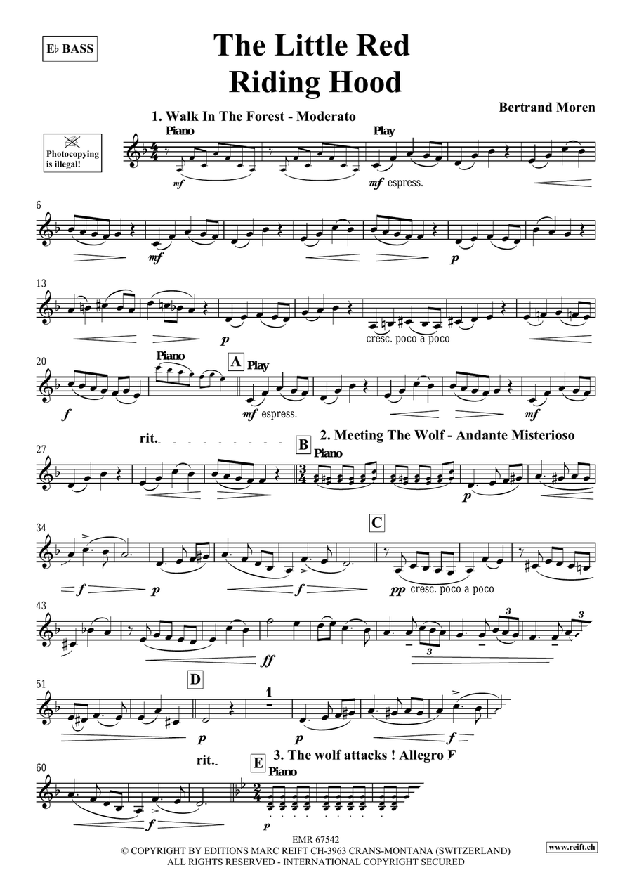 The Little Red Riding Hood Voice Solo scores gallery preview page 4