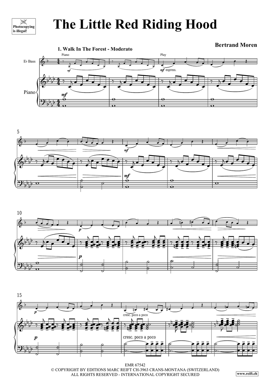 The Little Red Riding Hood Voice Solo scores gallery preview page 5