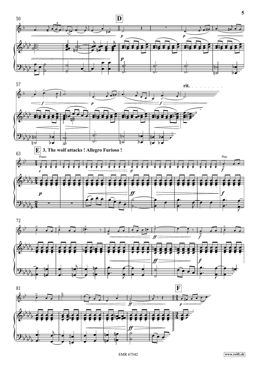 The Little Red Riding Hood Voice Solo scores gallery preview page 7