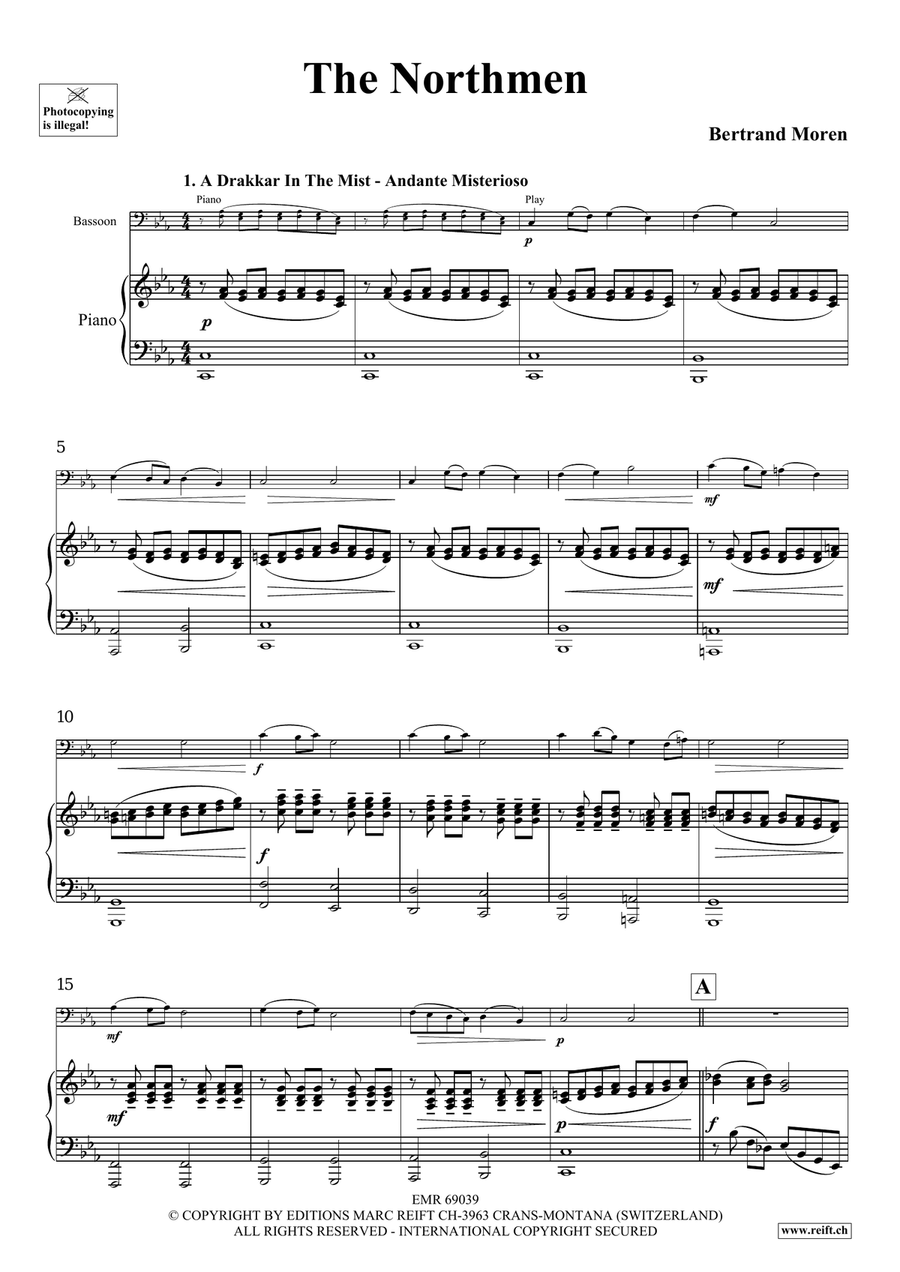 The Northmen The Northmen Bassoon Solo scores gallery preview page 5
