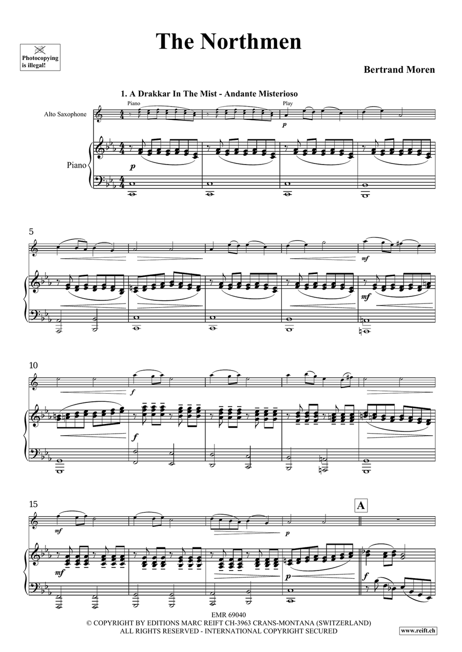 The Northmen The Northmen Alto Saxophone scores gallery preview page 5