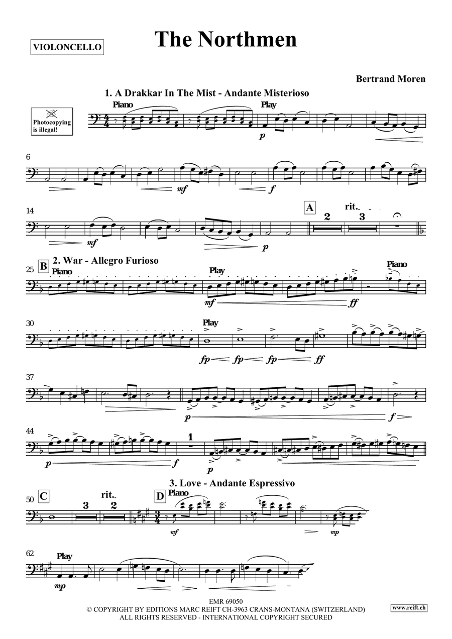 The Northmen The Northmen Piano Accompaniment scores gallery preview page 4