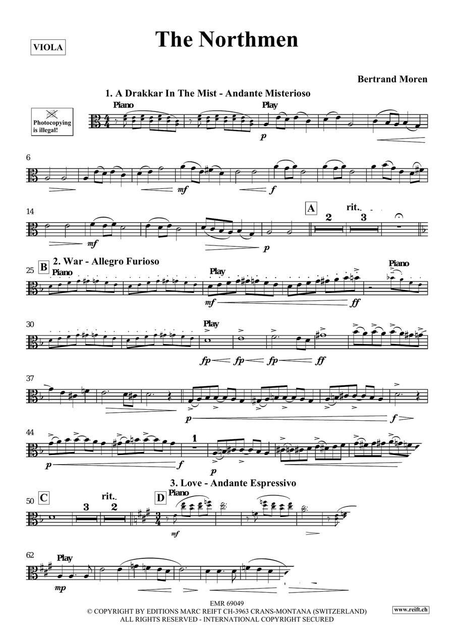 The Northmen The Northmen Piano Accompaniment scores gallery preview page 4