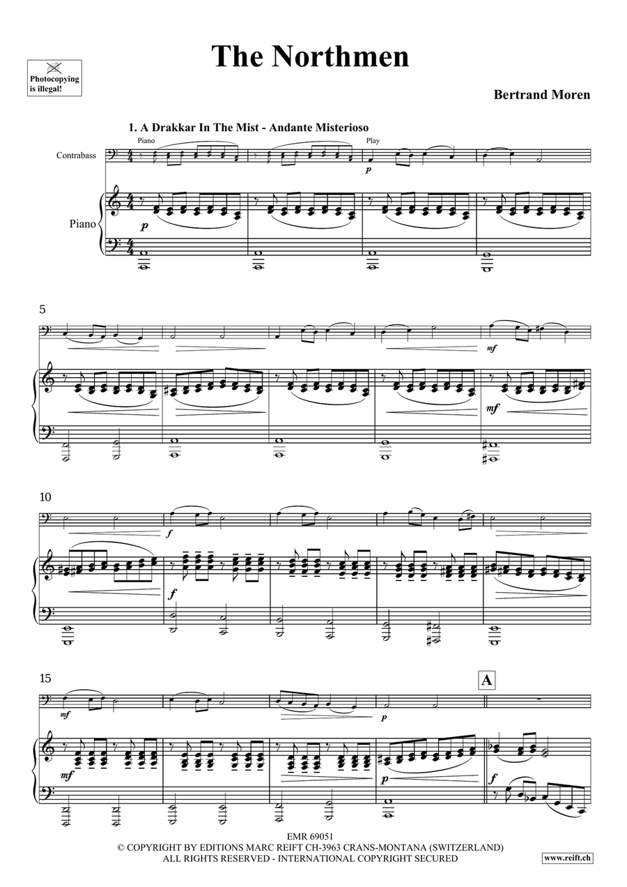 The Northmen The Northmen Double Bass scores gallery preview page 5