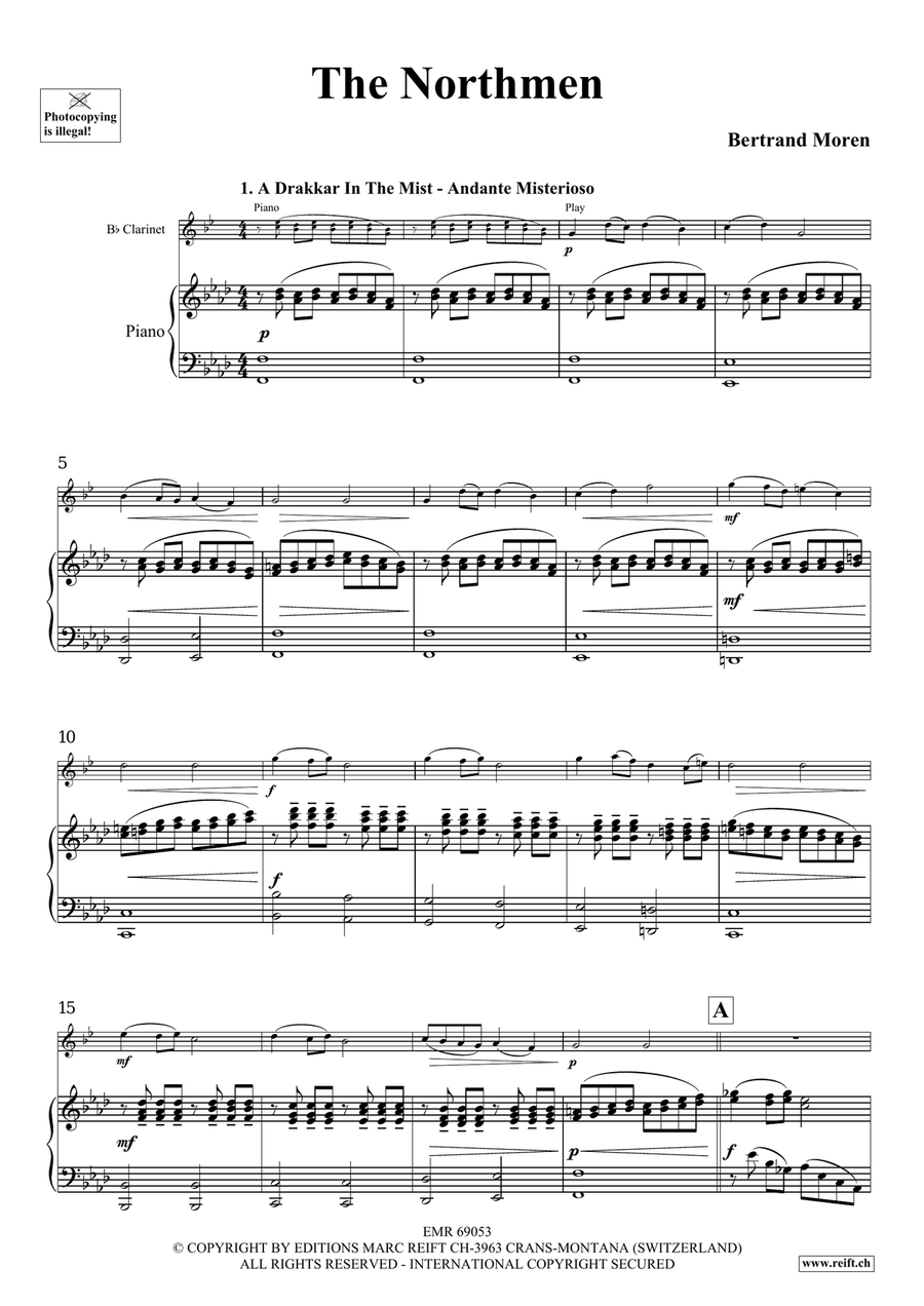 The Northmen The Northmen Clarinet Solo scores gallery preview page 5