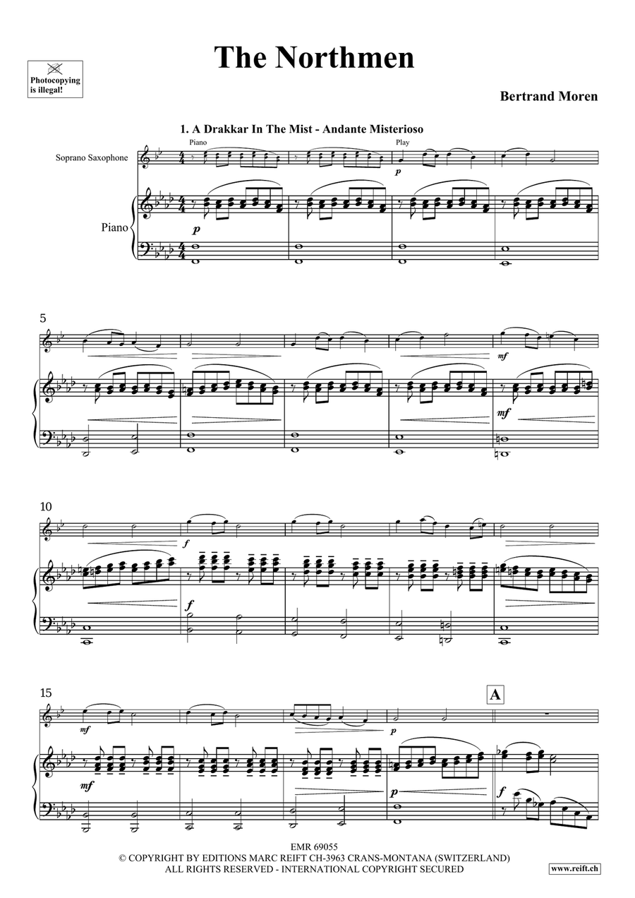 The Northmen The Northmen Soprano Saxophone scores gallery preview page 5