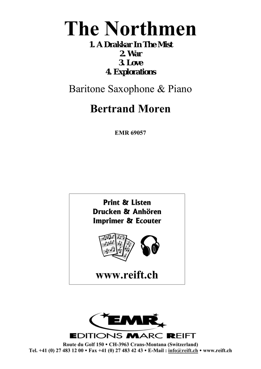 The Northmen The Northmen Baritone Saxophone scores gallery preview page 2