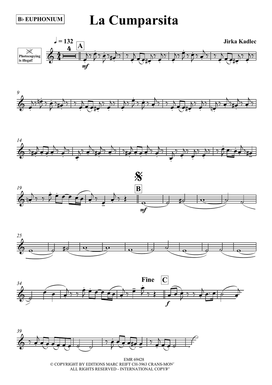 La Cumparsita La Cumparsita Euphonium scores gallery preview page 3