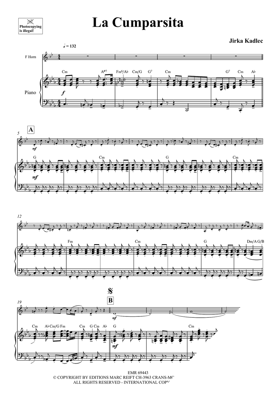 La Cumparsita La Cumparsita Horn scores gallery preview page 4