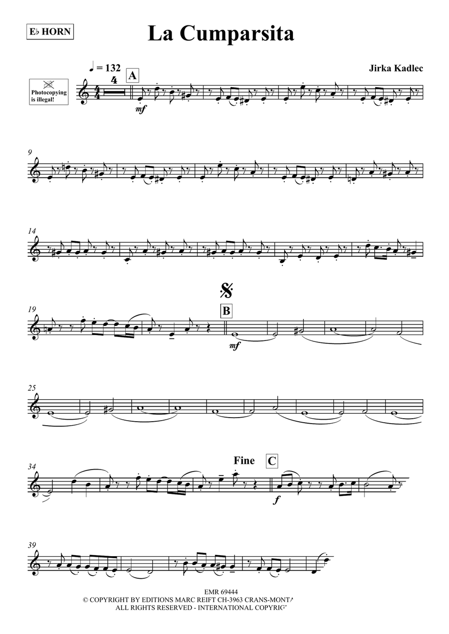 La Cumparsita La Cumparsita Horn scores gallery preview page 3