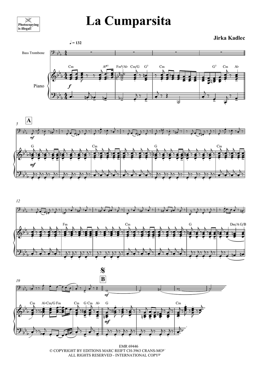 La Cumparsita La Cumparsita Bass Trombone scores gallery preview page 4