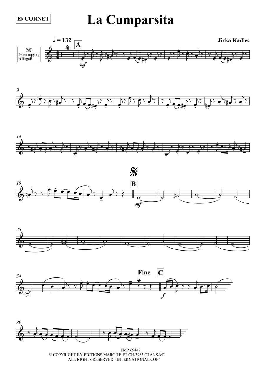 La Cumparsita La Cumparsita Cornet scores gallery preview page 3