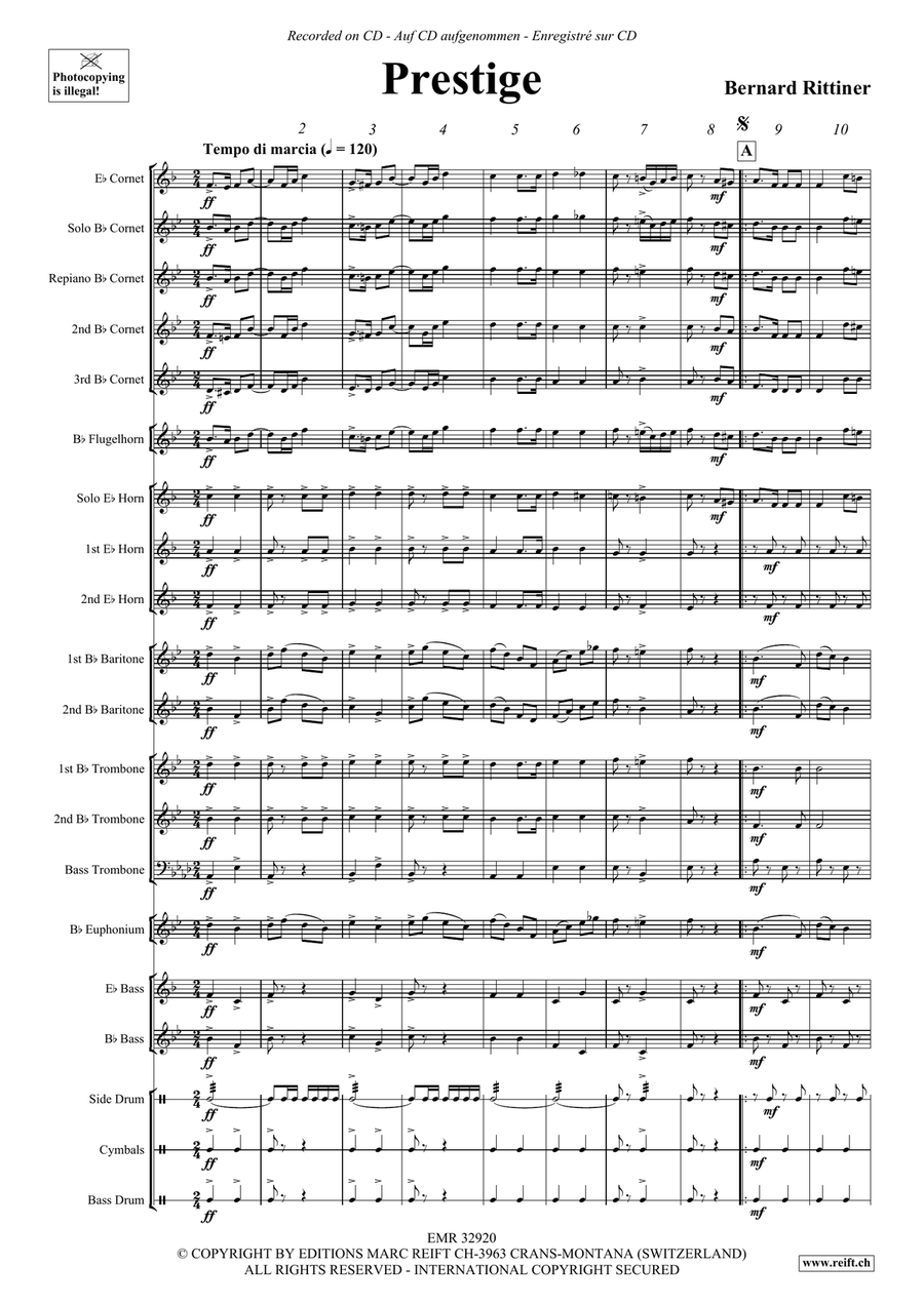 Prestige Prestige Brass Band scores gallery preview page 5