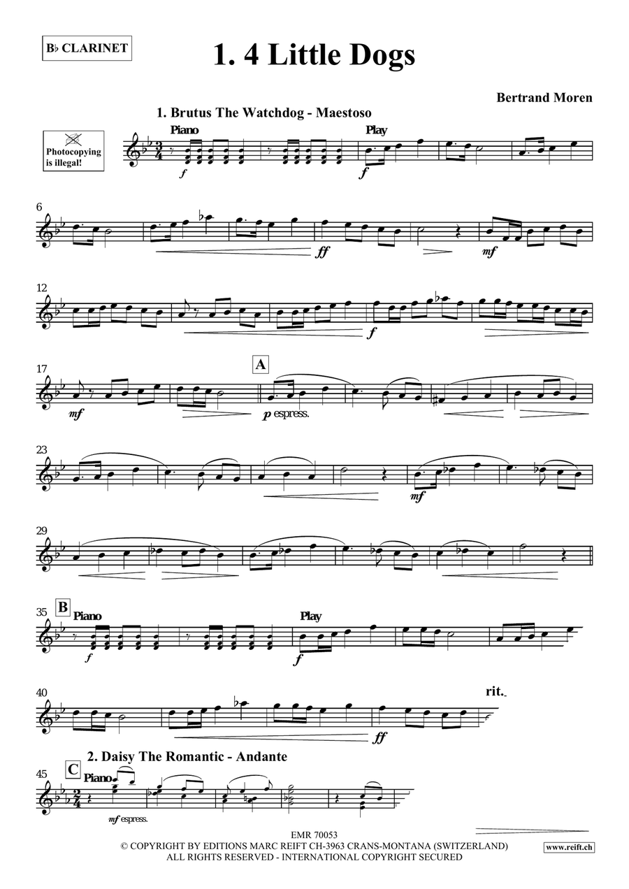My First Solos Volume 4 My First Solos Volume 4 Clarinet Solo scores gallery preview page 4