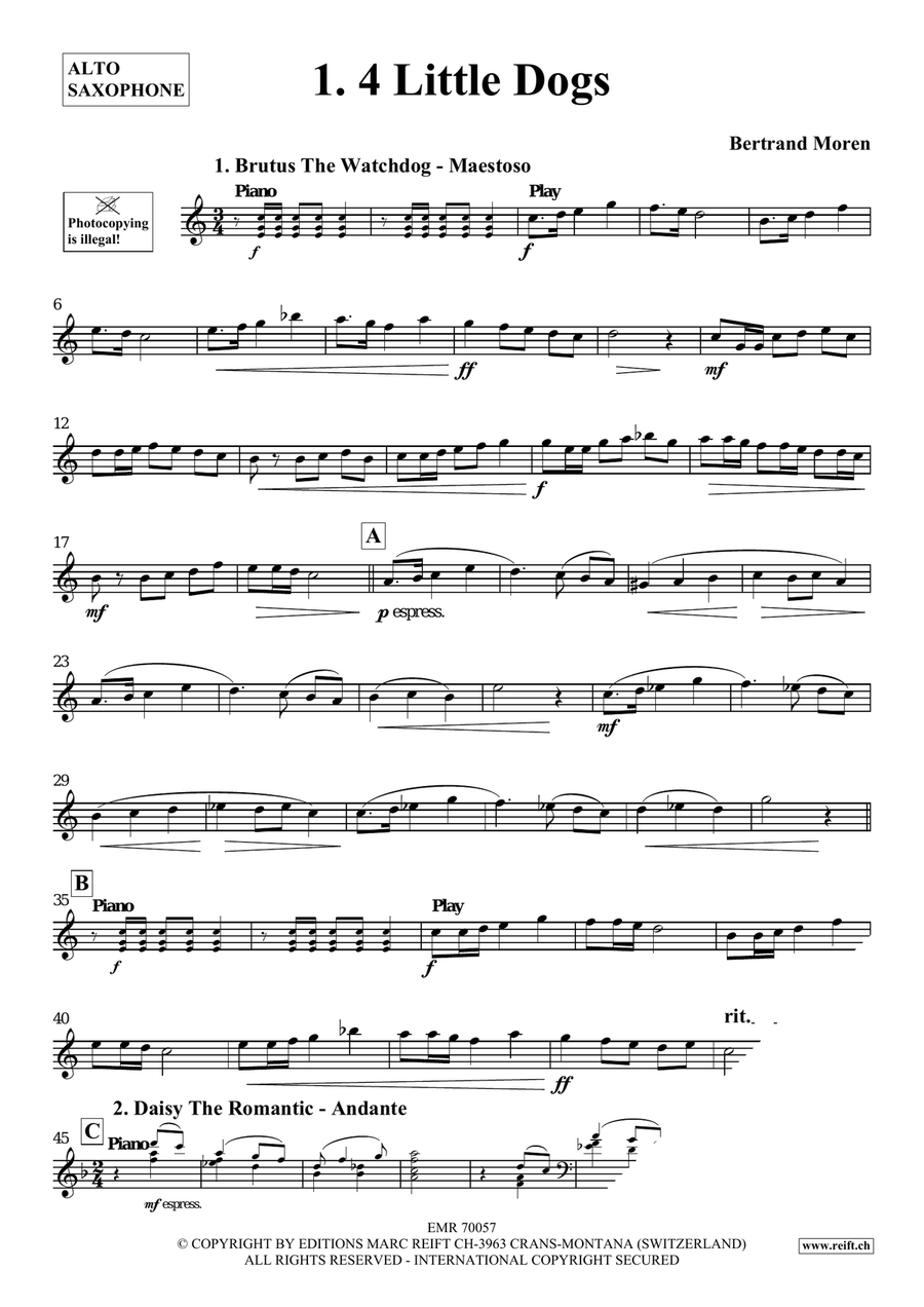 My First Solos Volume 4 My First Solos Volume 4 Alto Saxophone scores gallery preview page 4