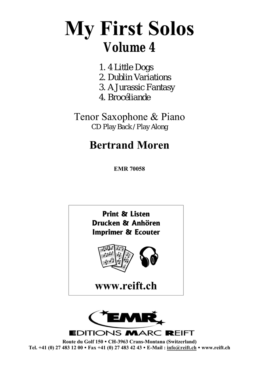 My First Solos Volume 4 My First Solos Volume 4 Tenor Saxophone scores gallery preview page 2