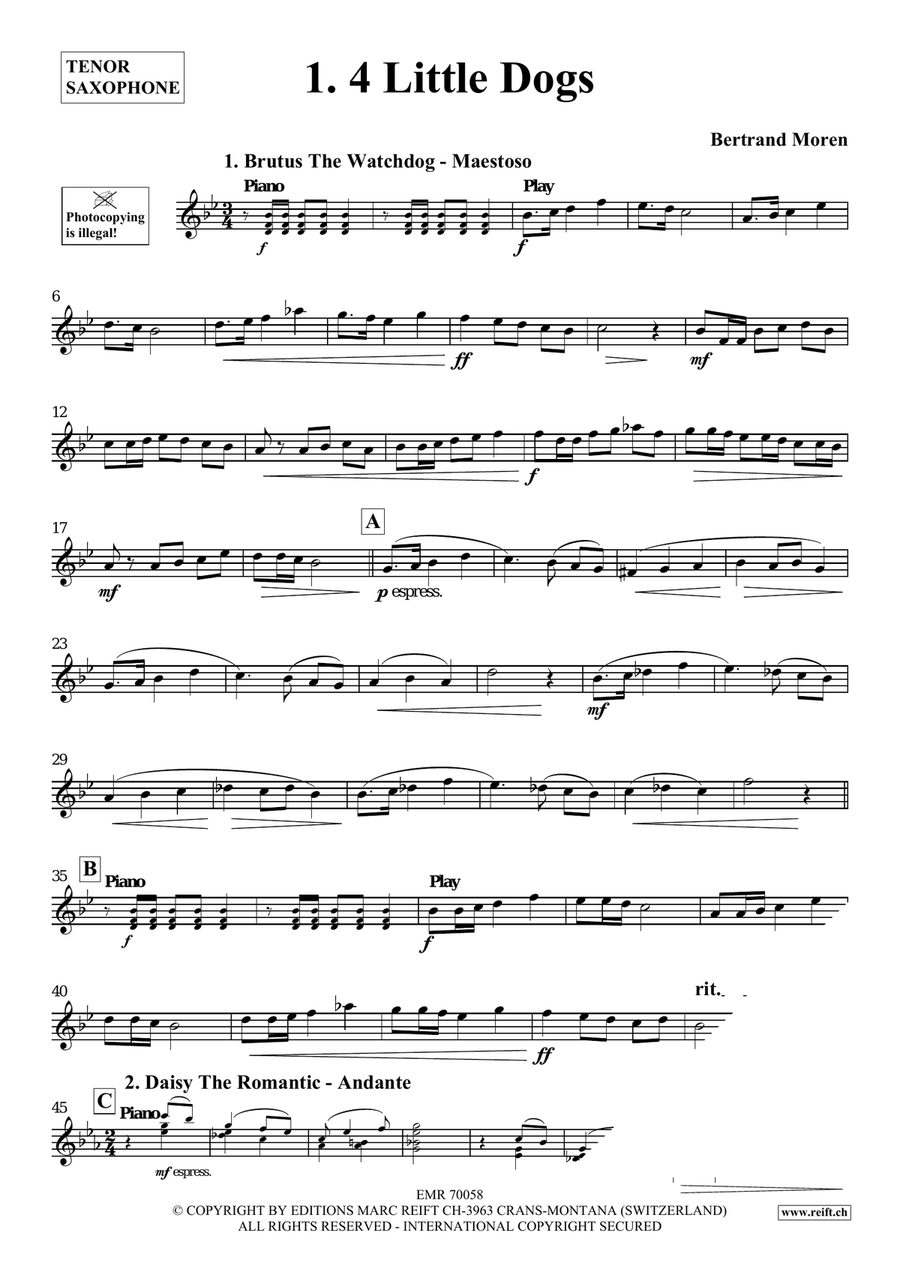 My First Solos Volume 4 My First Solos Volume 4 Tenor Saxophone scores gallery preview page 4