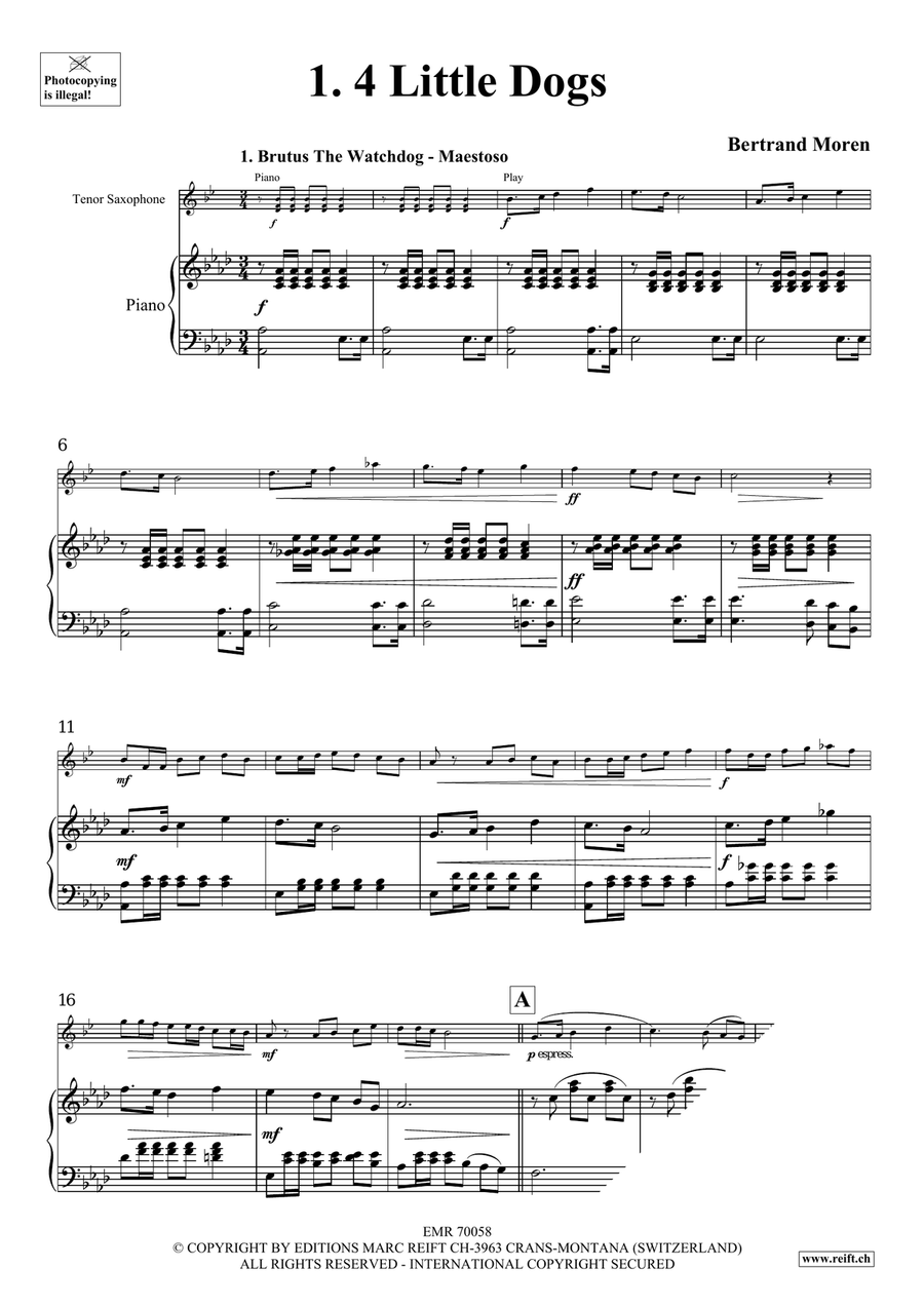 My First Solos Volume 4 My First Solos Volume 4 Tenor Saxophone scores gallery preview page 5