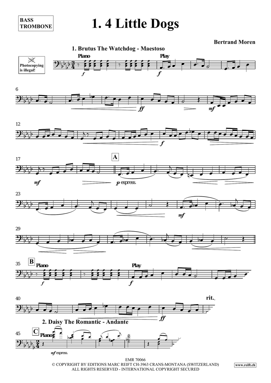 My First Solos Volume 4 My First Solos Volume 4 Trombone scores gallery preview page 4