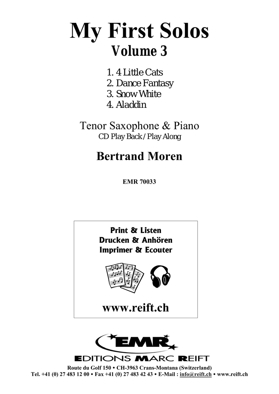 My First Solos Volume 3 My First Solos Volume 3 Tenor Saxophone scores gallery preview page 2