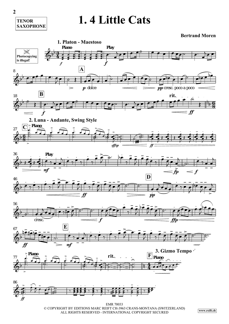 My First Solos Volume 3 My First Solos Volume 3 Tenor Saxophone scores gallery preview page 4
