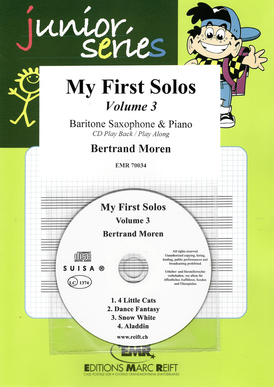 My First Solos Volume 3 My First Solos Volume 3 Baritone Saxophone scores gallery preview page 1