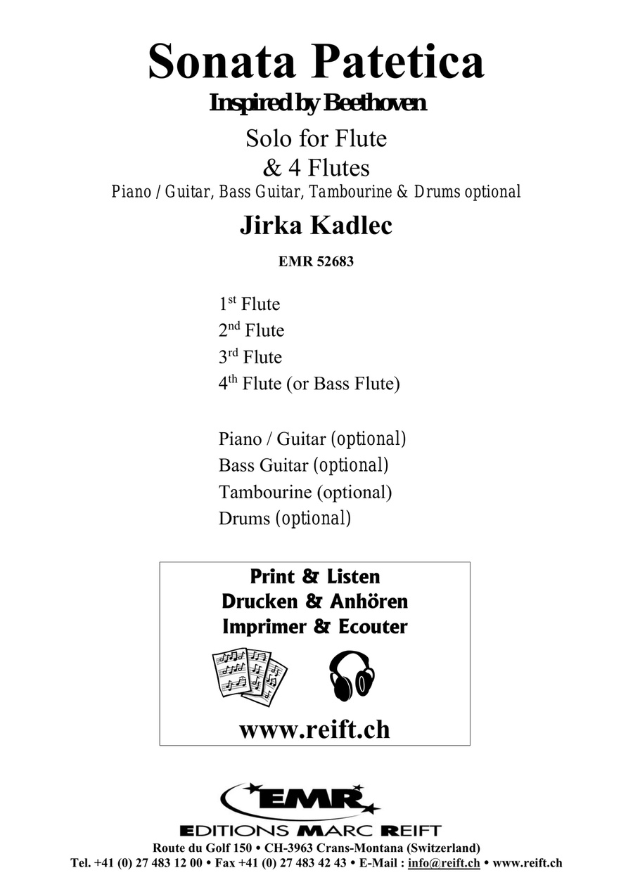 Sonata Patetica Sonata Patetica Flute Quartet scores gallery preview page 2