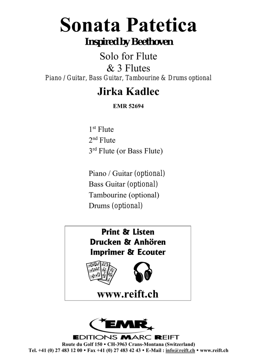 Sonata Patetica Sonata Patetica Flute Solo scores gallery preview page 2