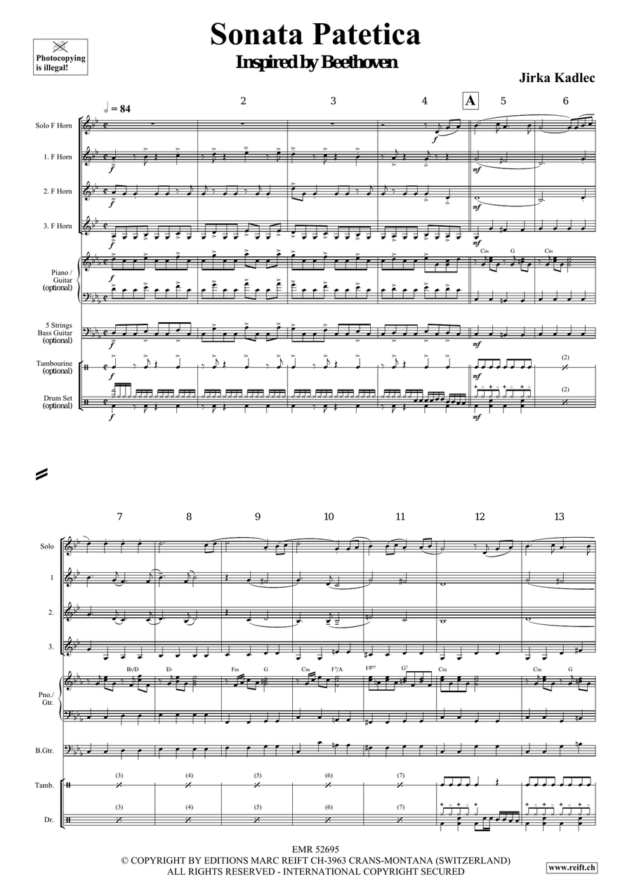 Sonata Patetica Sonata Patetica Horn scores gallery preview page 4