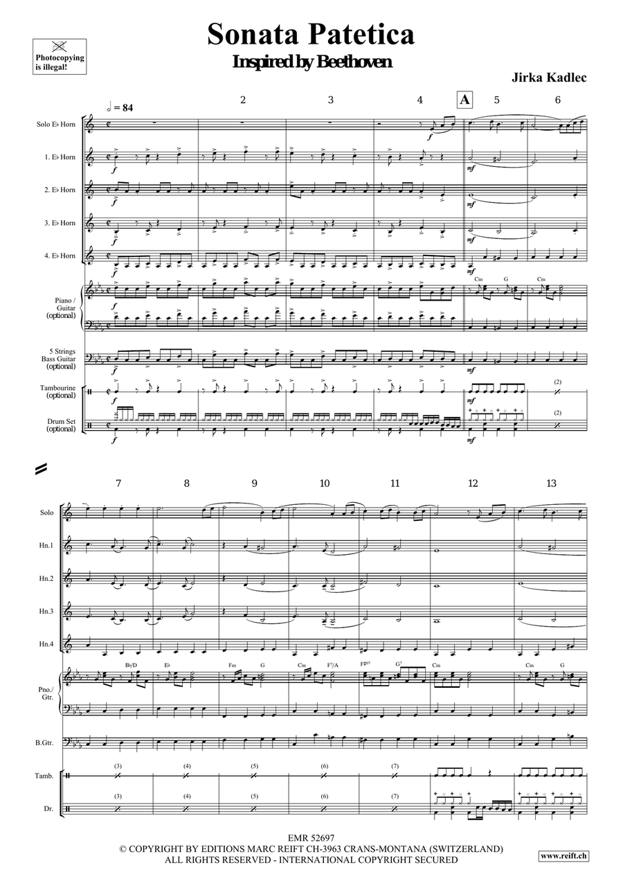 Sonata Patetica Sonata Patetica Horn scores gallery preview page 4