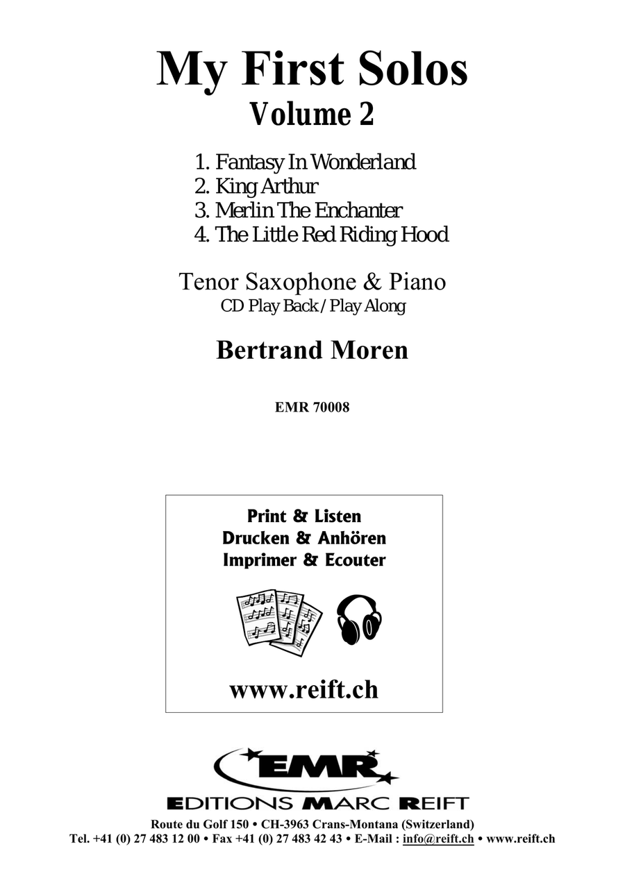 My First Solos Volume 2 My First Solos Volume 2 Tenor Saxophone scores gallery preview page 2