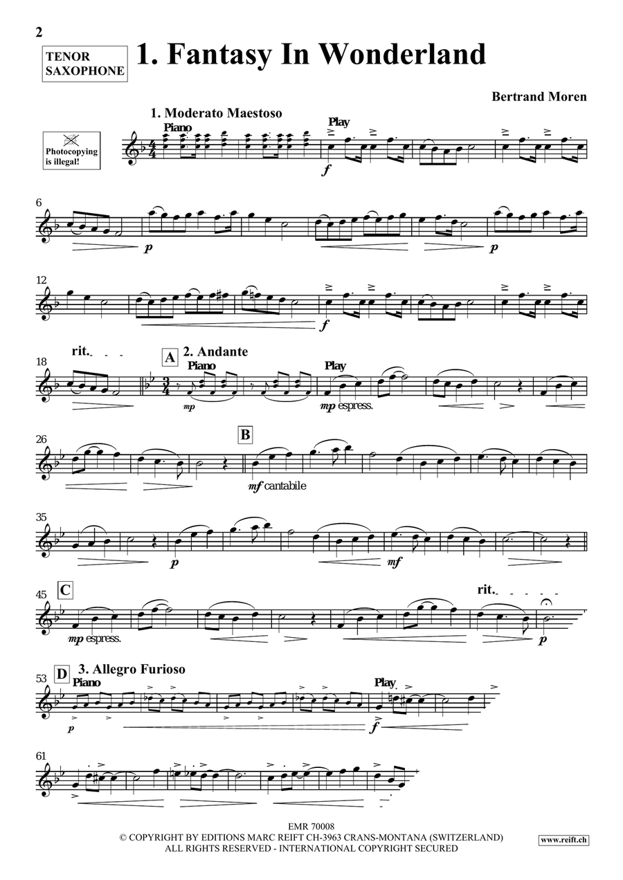 My First Solos Volume 2 My First Solos Volume 2 Tenor Saxophone scores gallery preview page 4