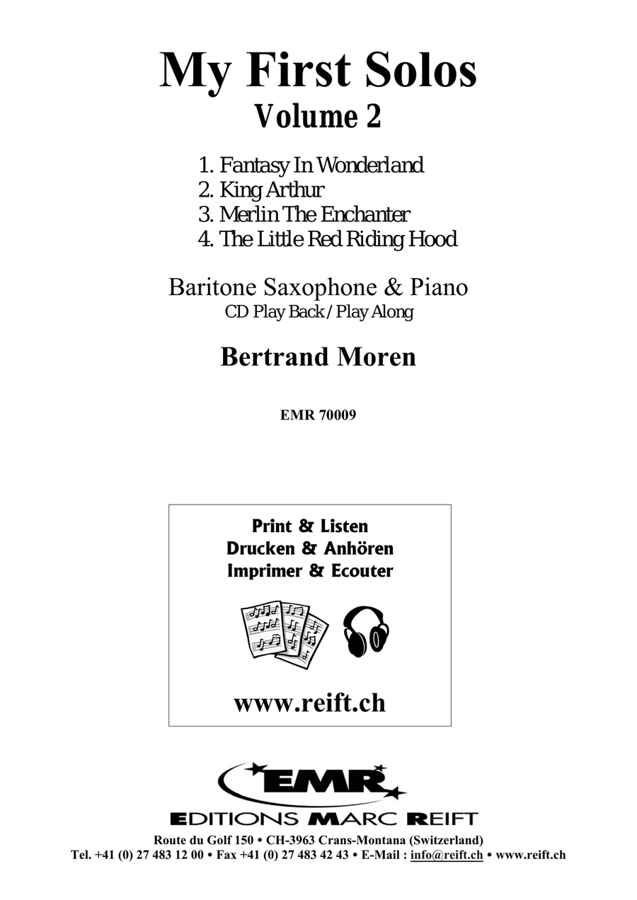 My First Solos Volume 2 My First Solos Volume 2 Baritone Saxophone scores gallery preview page 2