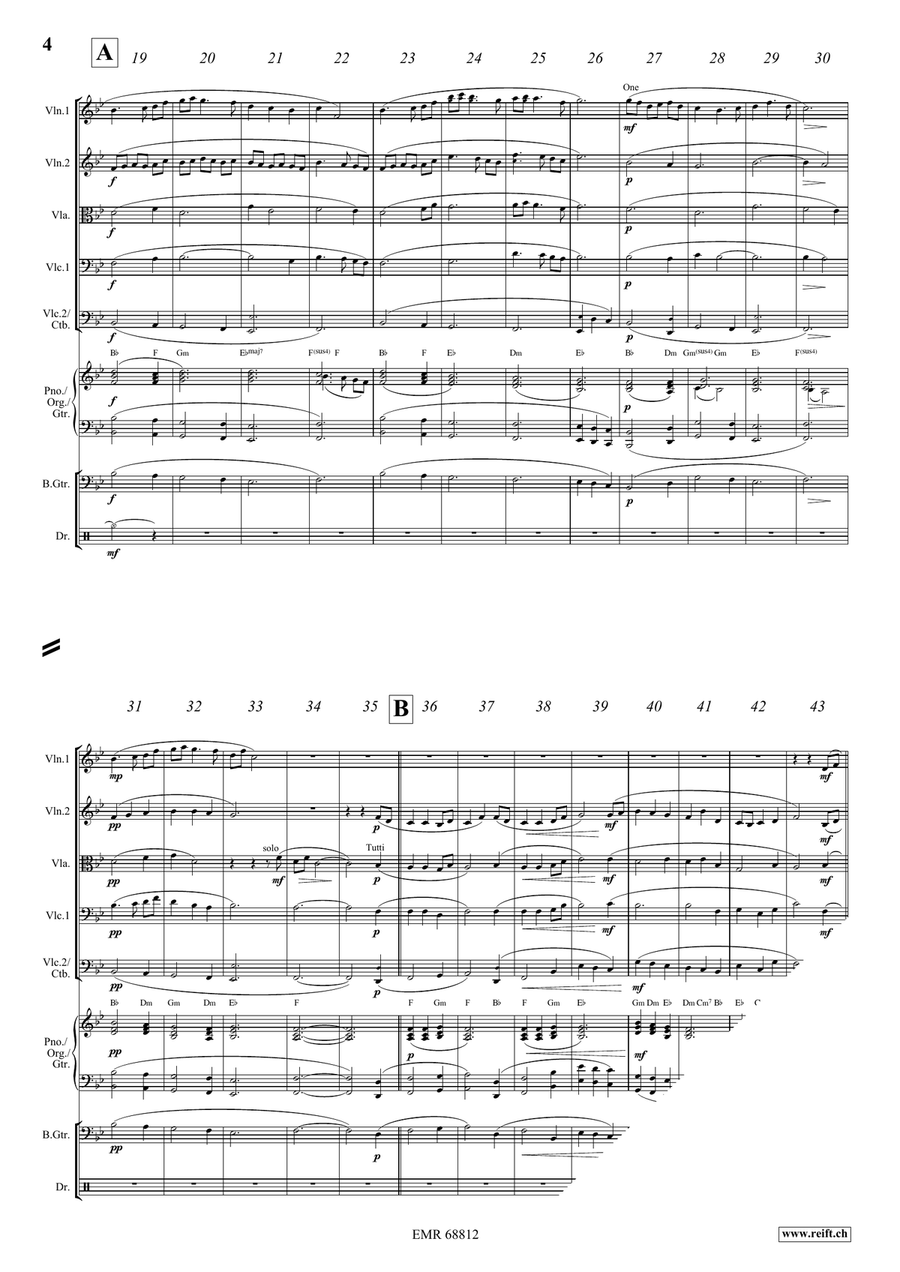 I Vow To Thee, My Country String Orchestra scores gallery preview page 4