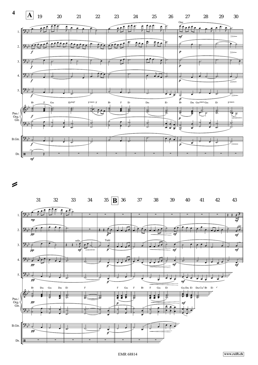 I Vow To Thee, My Country Bassoon scores gallery preview page 4