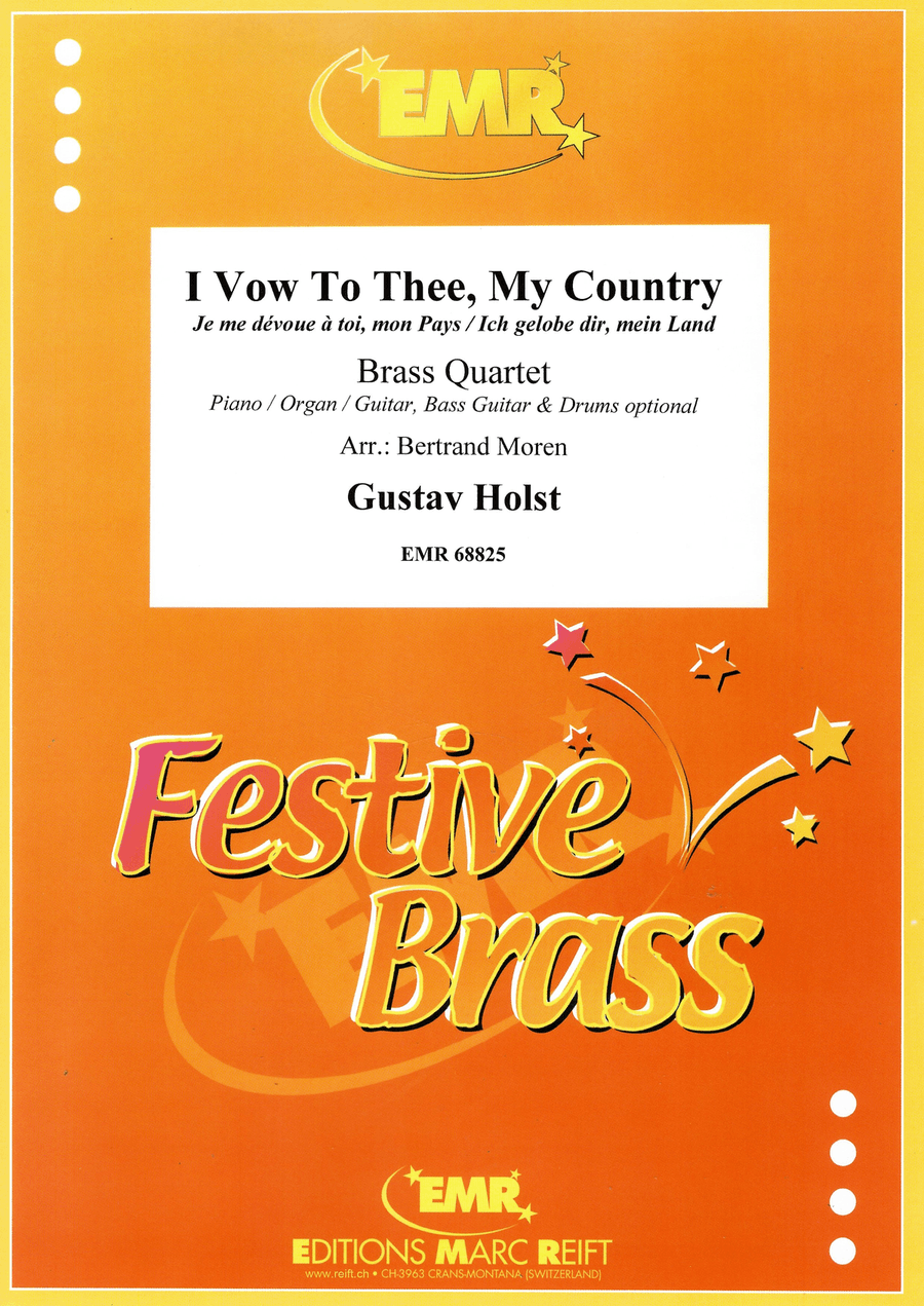 I Vow To Thee, My Country Brass Quartet scores gallery preview page 1
