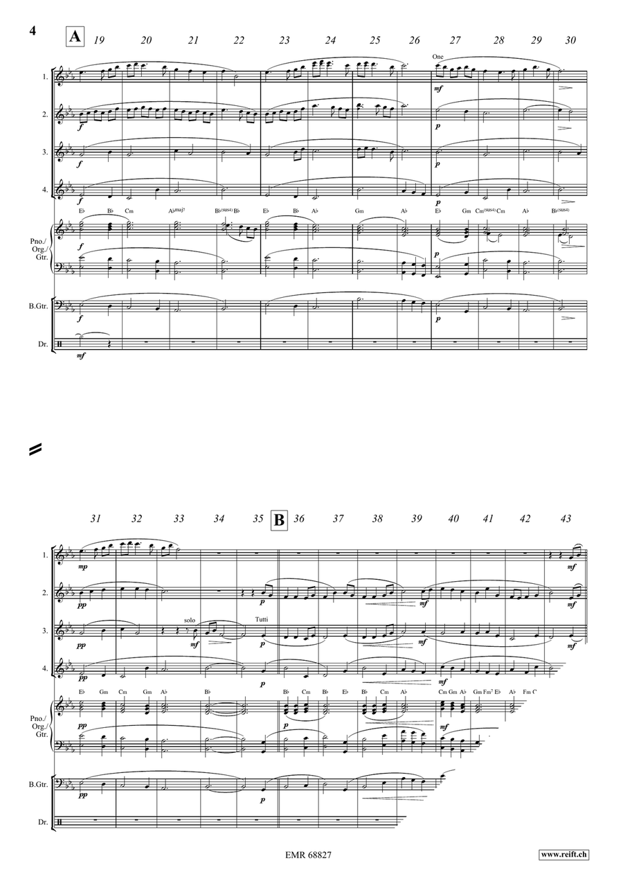 I Vow To Thee, My Country Flute Quartet scores gallery preview page 4