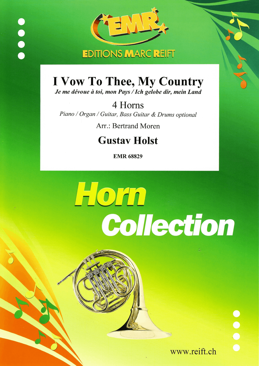 I Vow To Thee, My Country Horn scores gallery preview page 1
